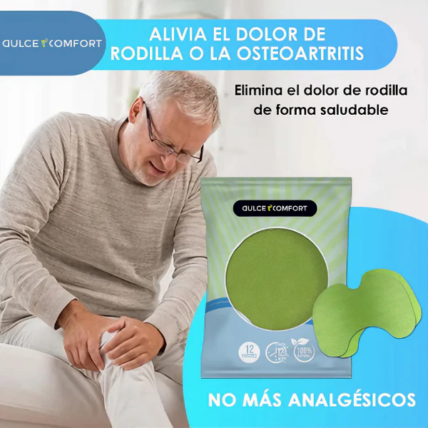 Parche para alivio Del Dolor Rodilla x10 unidades