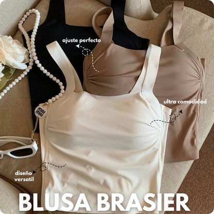 Nueva Blusa con Sujetador incorporado