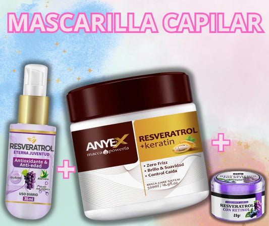 MASCARILLA ANTIFRIZZ + OBSEQUIOS