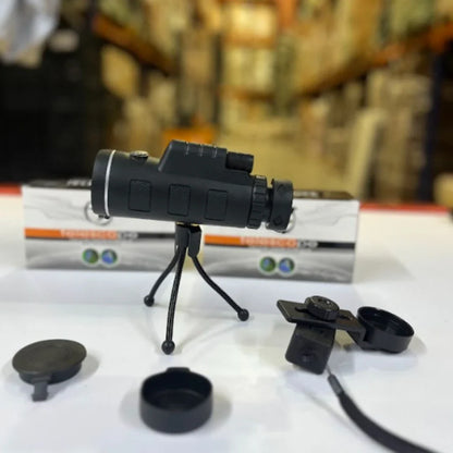 🔥Super Promoción 50% de descuento🔥 Nuevo Telescopio Portátil Monocular con Soporte para celular