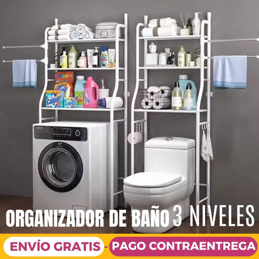 Estante organizador  de baño 3 niveles