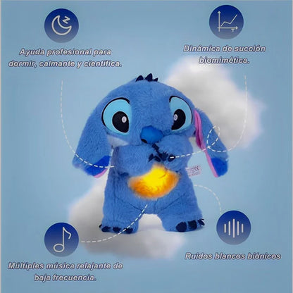 Peluche relajante Stitch  ¡Brilla y Respira!