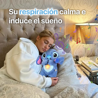 Peluche relajante Stitch  ¡Brilla y Respira!