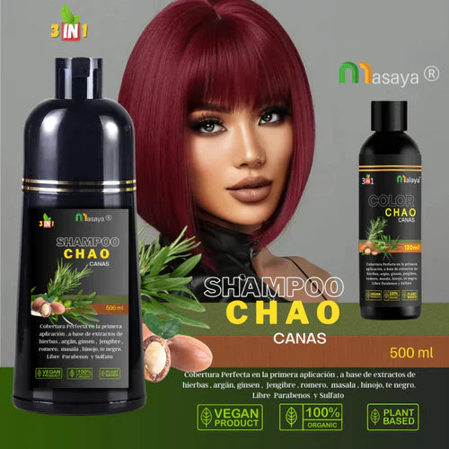 Shampoo Chao Canas: cobertura natural de canas en casa Hombres y mujeres + Obsequio 🎁
