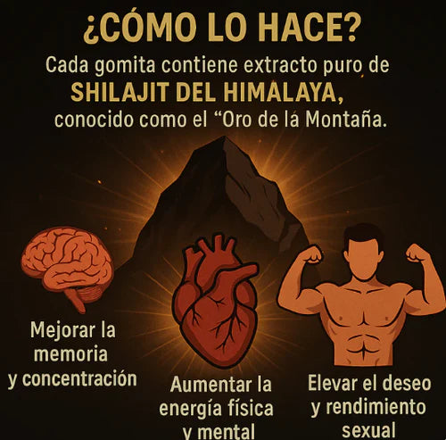 NUEVA PRESENTACION GOMAS SHILAJIT x 60C/U -MEGA OFERTA